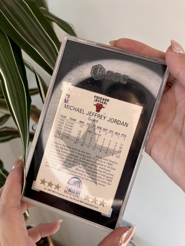Michael Jordan 1990-91 NBA Hoops All Star Weekend SGC 8 - Imagen 2