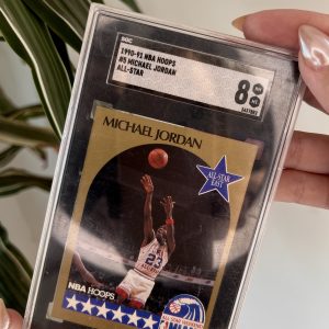 Michael Jordan 1990-91 NBA Hoops All Star Weekend SGC 8