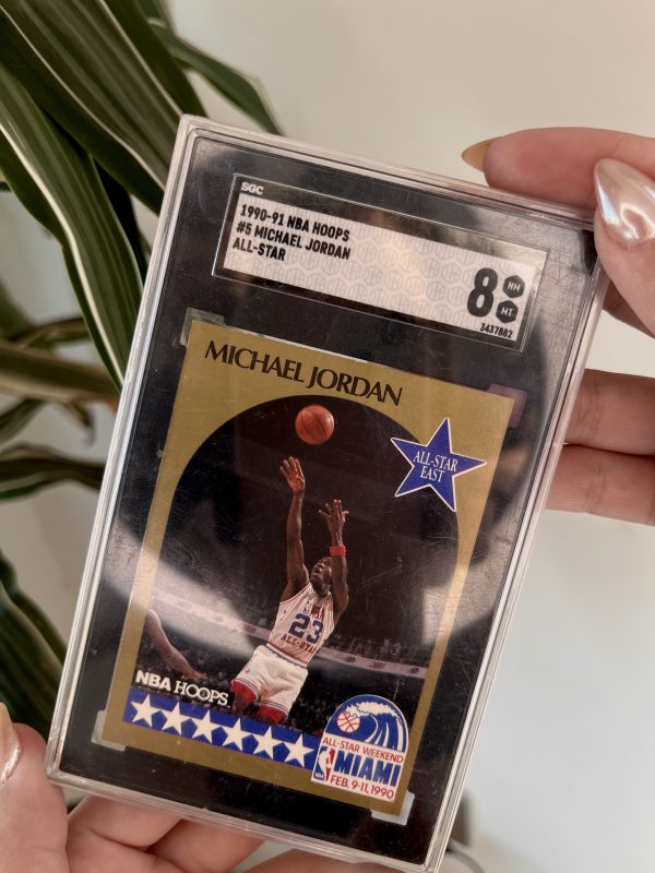 Michael Jordan 1990-91 NBA Hoops All Star Weekend SGC 8