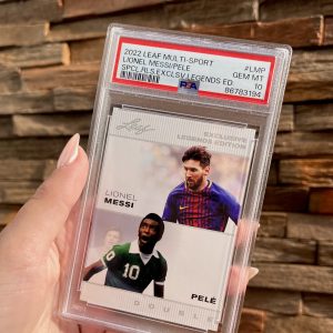 Messi - Pele Leaf 2022 Multi-Sport- PSA 10