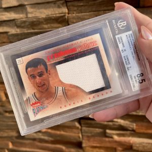 Emanuel “Manu” Ginóbili 2002-03 Fleer Platinum Freshman Fabric Rookie Jersey FF-EG
