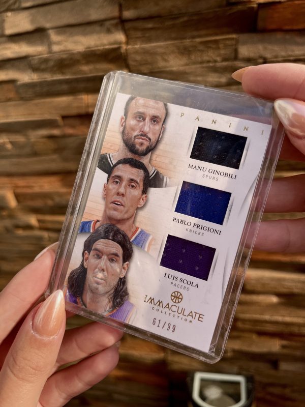 2012 Immaculate Collection Patch Manu Ginobili Scola Prigioni 61/99 Argentina - Imagen 2