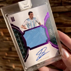 Lionel Scaloni2022 Fansmall Argentina Patch purple 11/36 Autógrafo