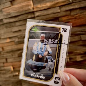 Agustin Canapino 2024 Parkside Indy Car Trading Card Indianapolis 500 Autografo