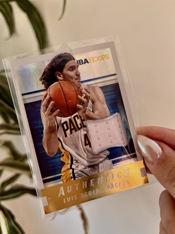 Luis Scola 2014-15 Hoops Authentics Jersey #1 – Indiana Pacers