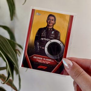 George Russell 2022 Topps Formula 1 F1 Gold Patch Relic Memorabilia 12/50