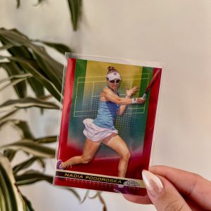 2024 Topps Chrome - Red Refractor #83 Nadia Podoroska /5