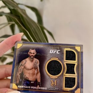 Santiago Ponzinibbio Topps UFC 2019 Relic Card /25