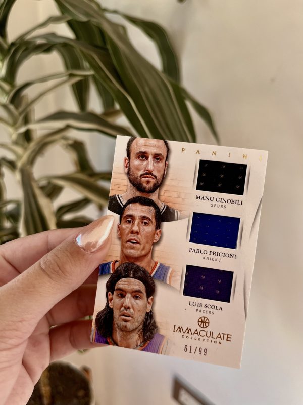 2012 Immaculate Collection Patch Manu Ginobili Scola Prigioni 61/99 Argentina