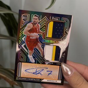 Facundo Campazzo 2020 Obsidian Electric Etch Orange 14/25 Patch Auto RC