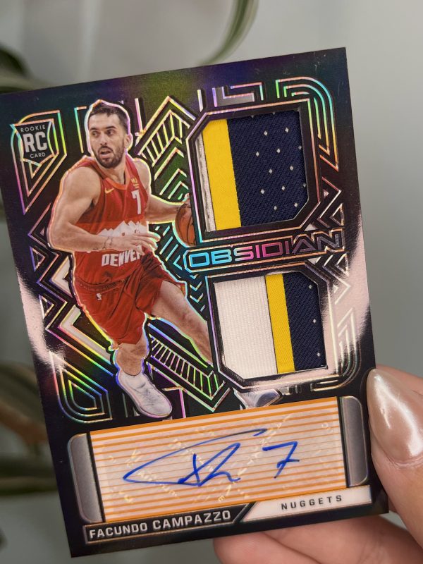 Facundo Campazzo 2020 Obsidian Electric Etch Orange 14/25 Patch Auto RC - Imagen 3