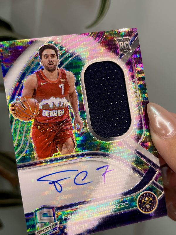 Facundo Campazzo 2020-21 Spectra Rookie Patch Autograph /99 - Imagen 2