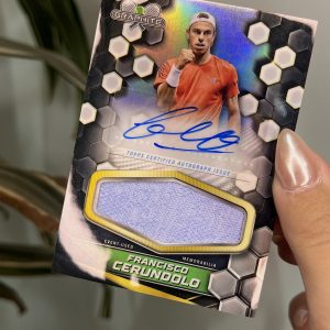 Francisco Cerúndolo 2024 Topps Graphite Tennis Signature Relics