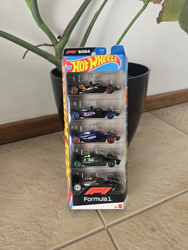 Hot Wheels Formula 1 Pack de 5 Autos– McLaren / Alpine / Red Bull / Kick Sauber / Haas
