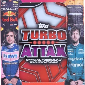 Topps 2022 Formula 1 F1 Turbo Attax Mega tin box