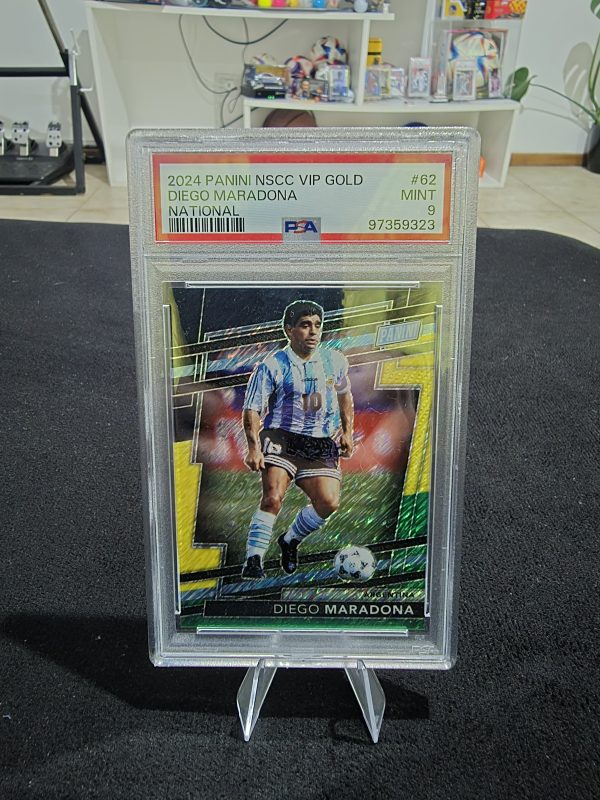 Diego Maradona 2024 Panini National VIP Gold /44 – PSA 9 Mint