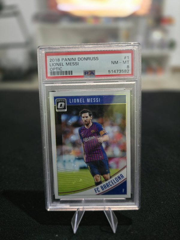 Lionel Messi 2018 Panini Donruss Optic – PSA 8
