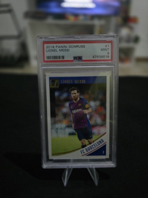 Lionel Messi 2018 Panini Donruss – PSA 9 Mint