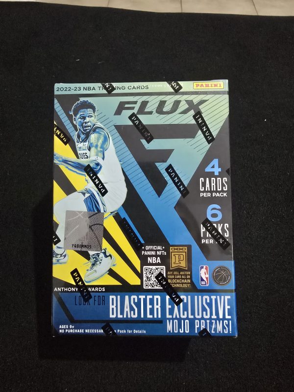 🏀 Panini Flux Basketball Blaster Box – Anthony Edwards Cover - Imagen 2