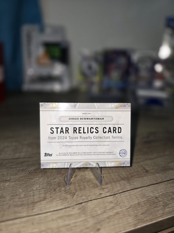 Topps Royalty Collection 2024 – Diego Schwartzman Star Relic /5 (Event-Used Memorabilia) - Imagen 2