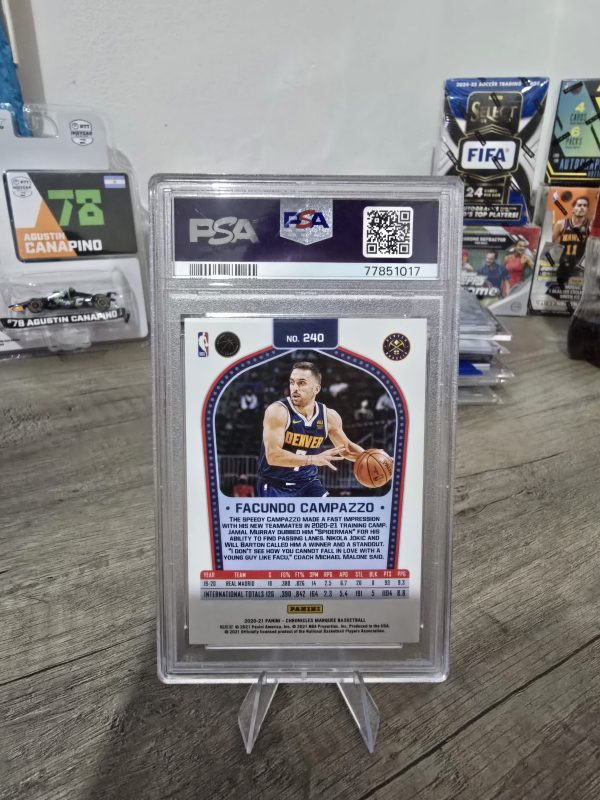 🏀 Panini Chronicles 2020 – Facundo Campazzo RC "Marquee" PSA 9 - Imagen 2