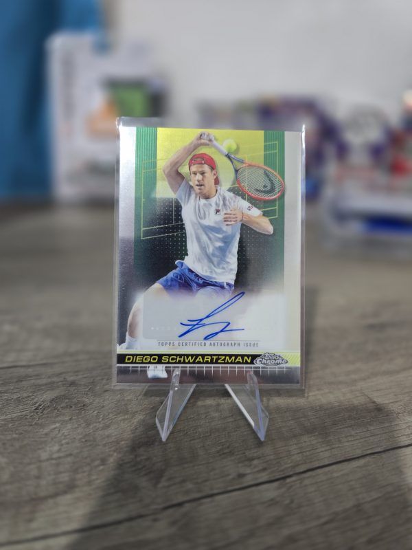 🟡 Topps Chrome Tennis 2024 – Diego Schwartzman Auto 🔥