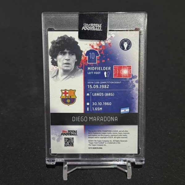 DIEGO ARMANDO MARADONA /29 - TOPPS TOTAL FOOTBALL 2024 - Imagen 2
