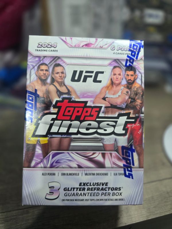 🔥🥊 2024 Topps Finest UFC Trading Cards – Blaster Box 🥊🔥
