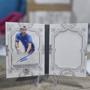 🔥🥎 Diego Schwartzman 2024 Topps Royalty Collection Tennis – Autographed Jumbo Relic Book Card – 05/25 cisco Cerúndolo 🥎🔥