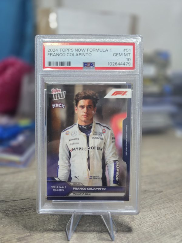 🏎️ 2024 Topps Now Fórmula 1 #51 – Franco Colapinto (PSA 10)