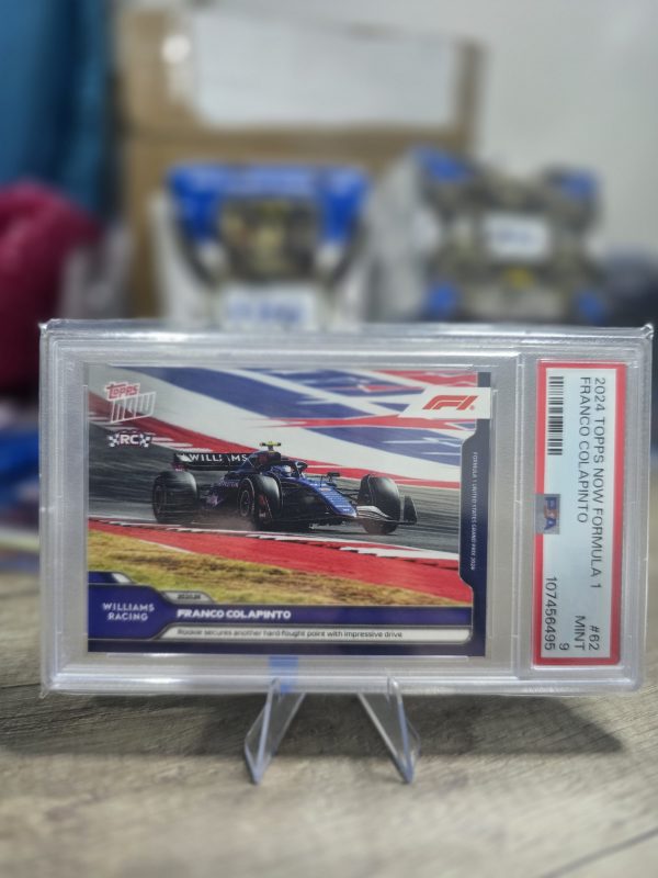 🏎️ 2024 Topps Now Fórmula 1 #62 – Franco Colapinto (PSA 9)