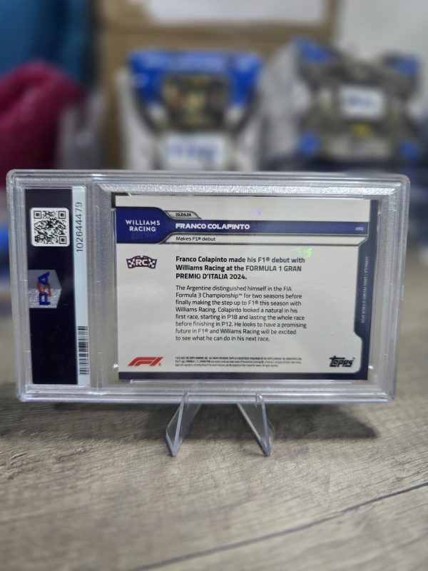 🏎️ 2024 Topps Now Fórmula 1 #51 – Franco Colapinto (PSA 10) - Imagen 2