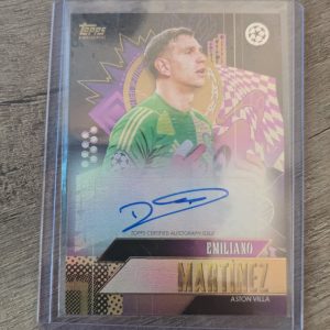 Emiliano "Dibu" Martinez Autograph Card - Topps x Walker TKL GOLD