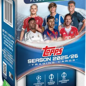2025-26 TOPPS FLAGSHIP BLASTER BOX UEFA COMPETITIONS